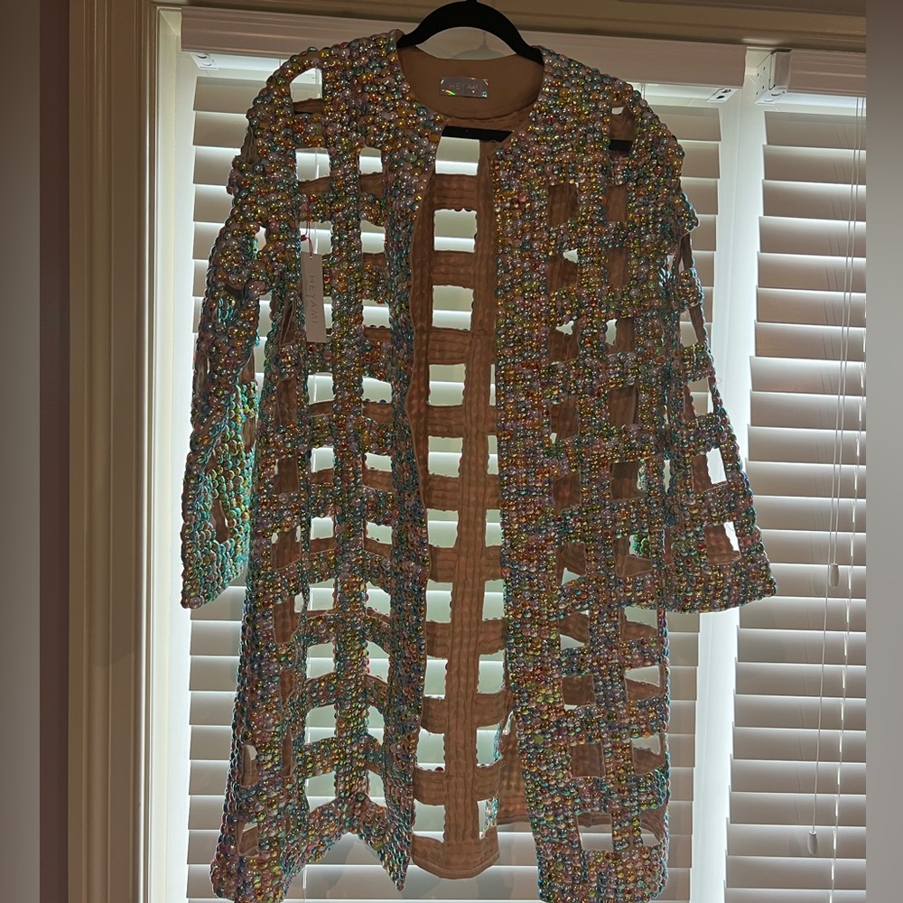 Heyami holographic buttons Cardigan